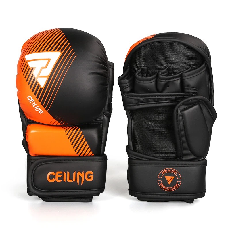 leather mma gloves